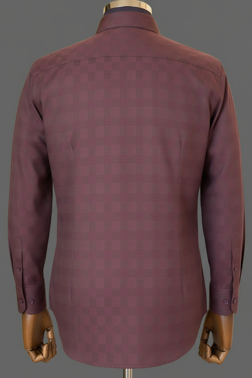 Jazz lover Dusky magenta cotton Shirt