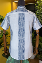 Block printed cotton designer shirt