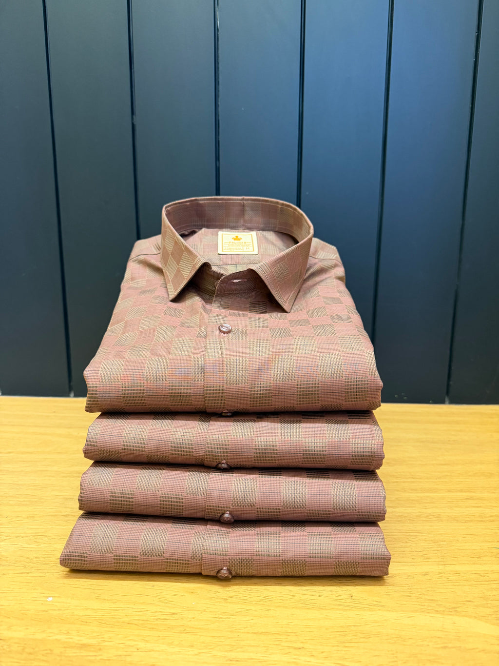 Politoco mens Sandwood dobby giza cotton Shirt