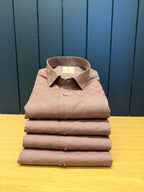 Politoco mens Sandwood dobby giza cotton Shirt