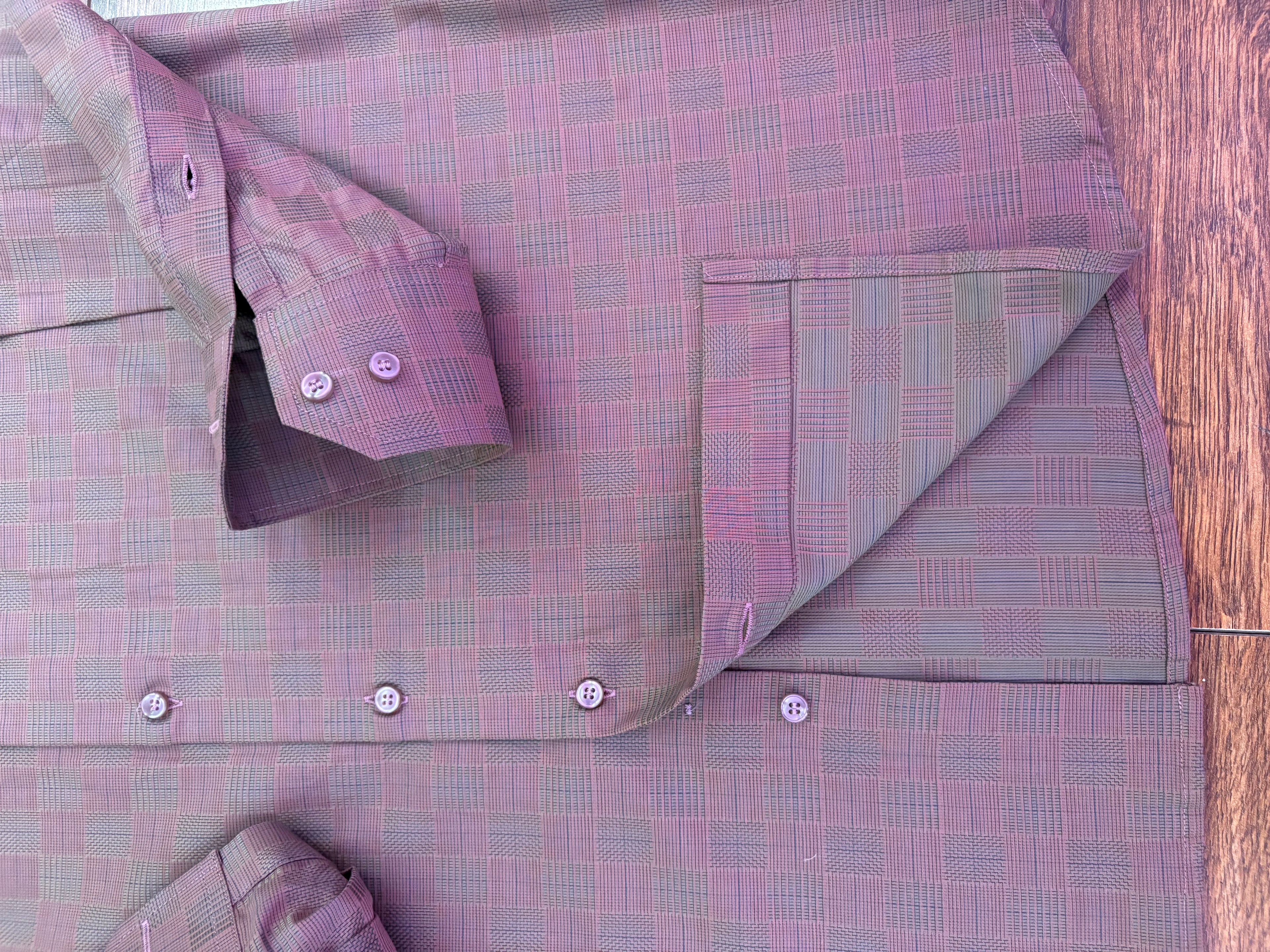 Politoco mens Sandwood dobby giza cotton Shirt