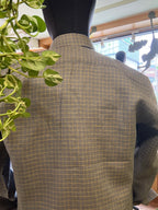 Politico mens grey and yellow grill Linen shirt