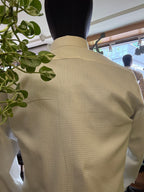 Politico Mens Shirt white ripstop wrinkle resistant cotton