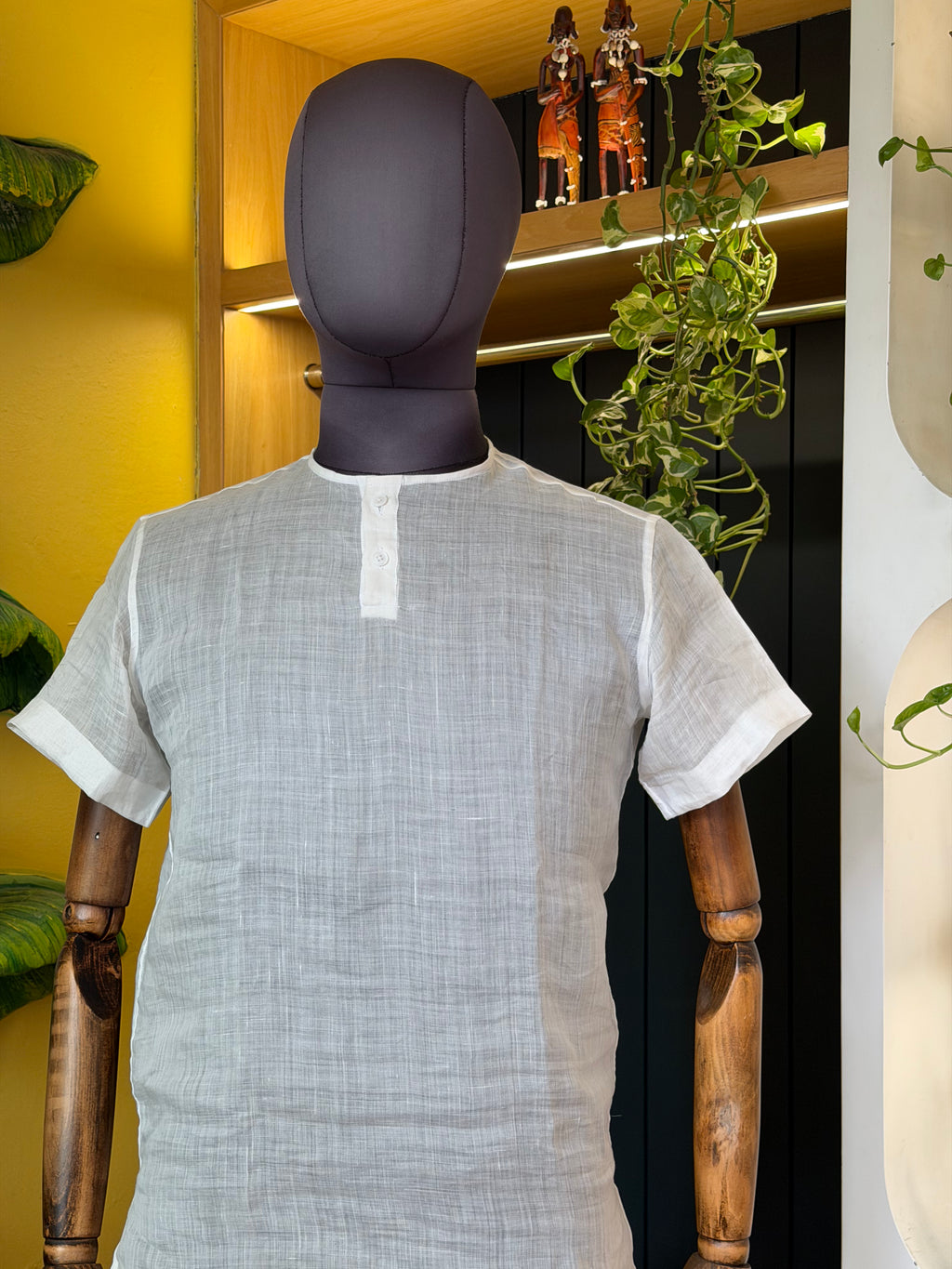 Politico mens Inner wear/Sleep wear made with luxuriously fine weave 150 lea ramie
